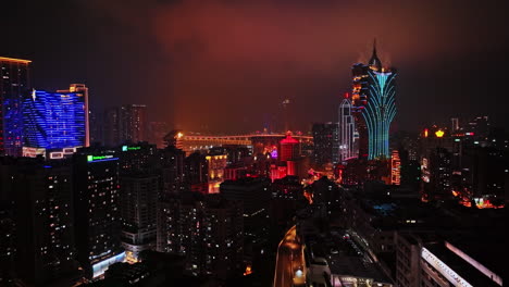 a view of a city at night with a lot of lights