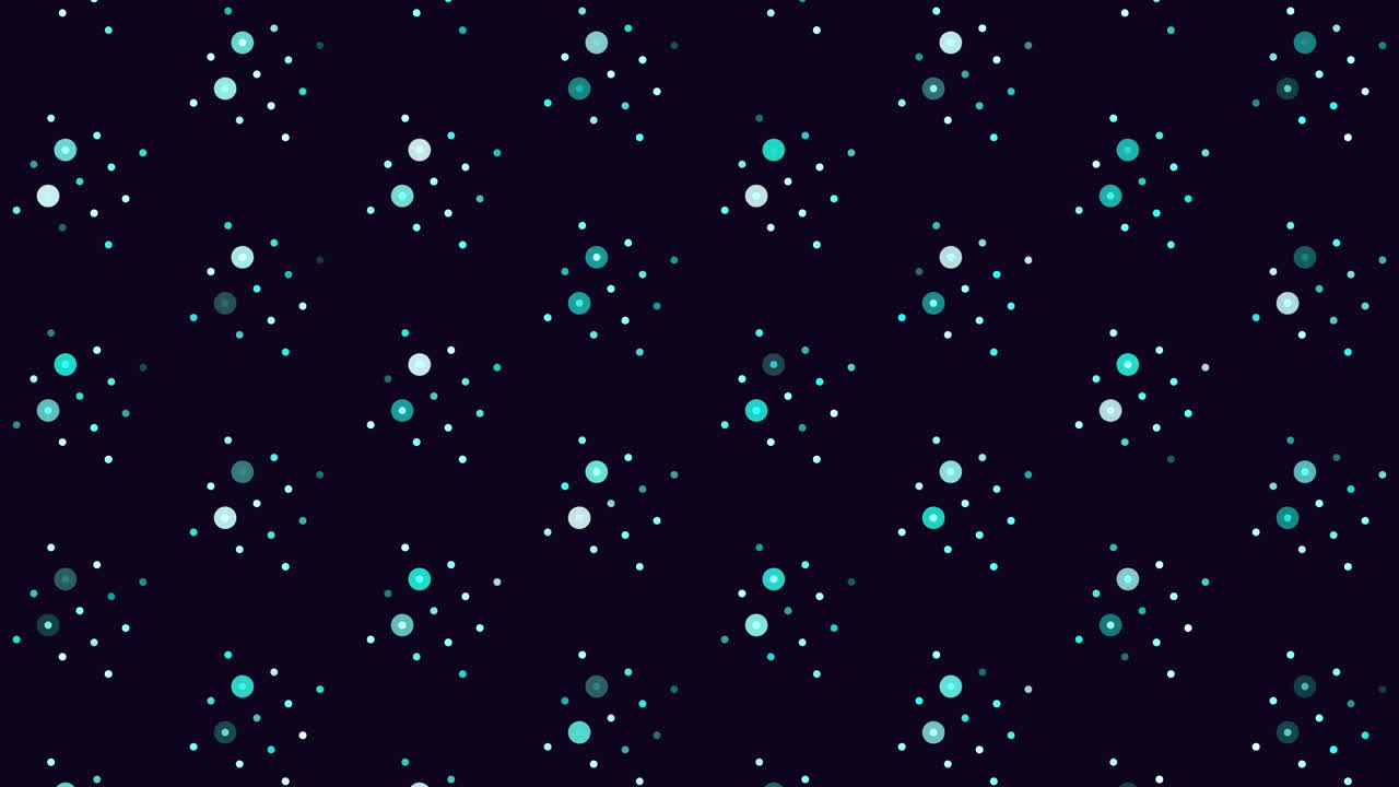 매혹적인 매트릭스 검은 바탕에 떠다니는 녹색 점