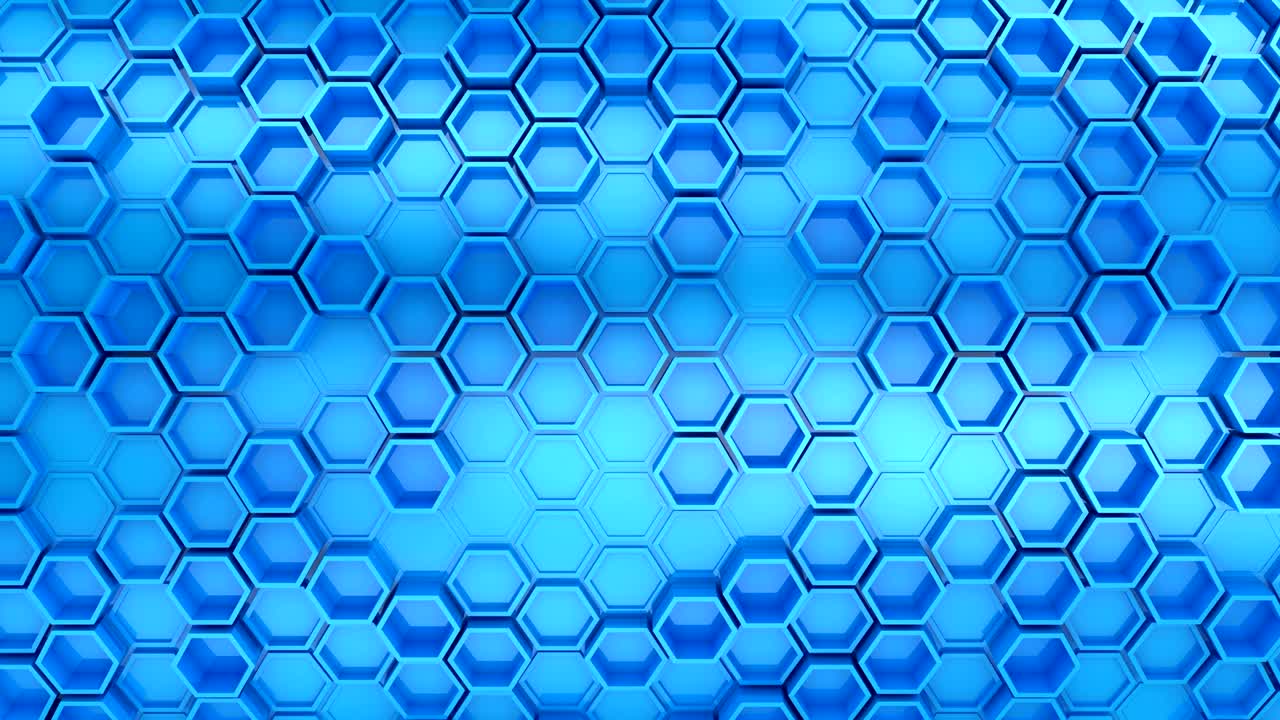 el fondo de los hexágonos