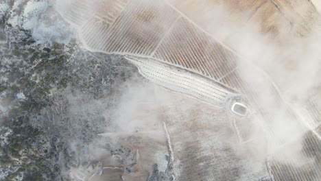 farmland overhead view