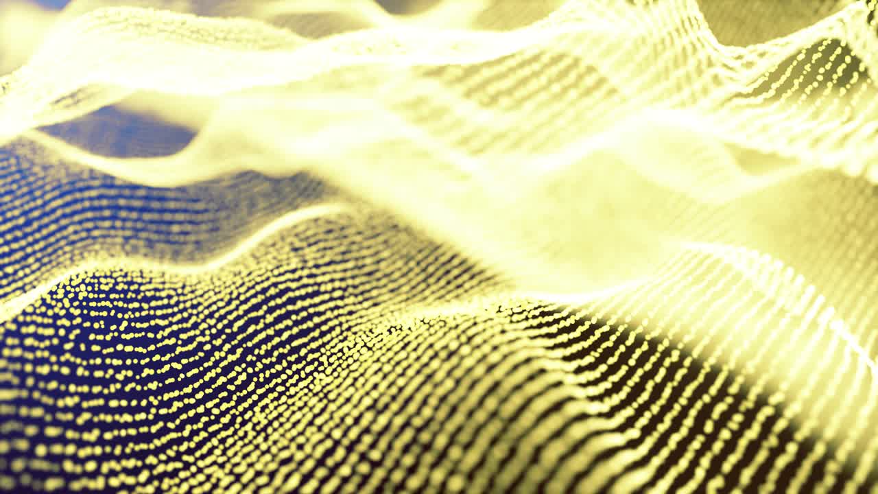 Abstract 3D background with moving waves