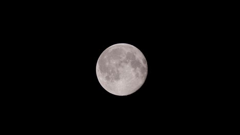 Full-super-winter-moon-in-clear-night-sky