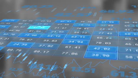 Animation-Der-Finanzdatenverarbeitung-Auf-Dunklem-Hintergrund