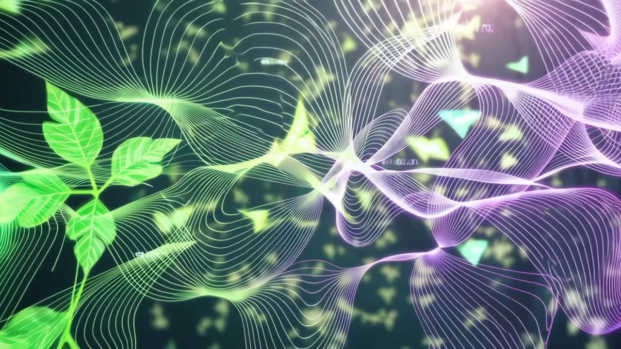 Abstract Butterfly and Nature Digital Art