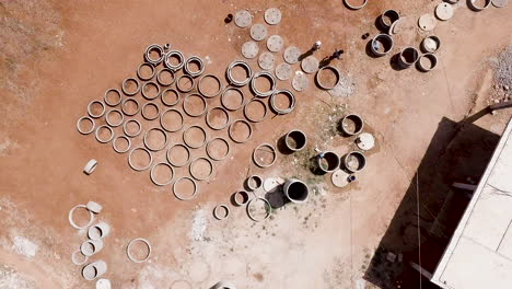 turning fly over of well digger house and parts