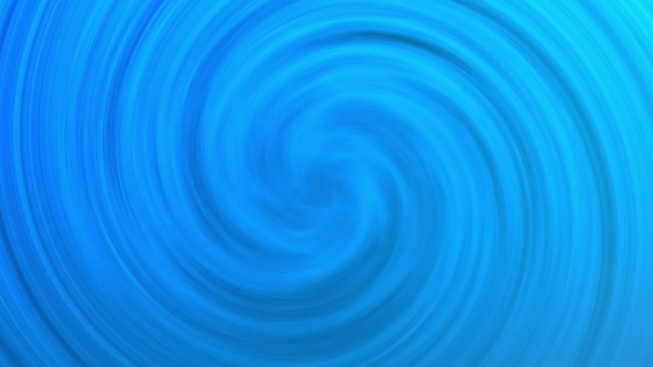 중심에 파란색 회전 나선형 애니메이션과 중앙에 기 물질