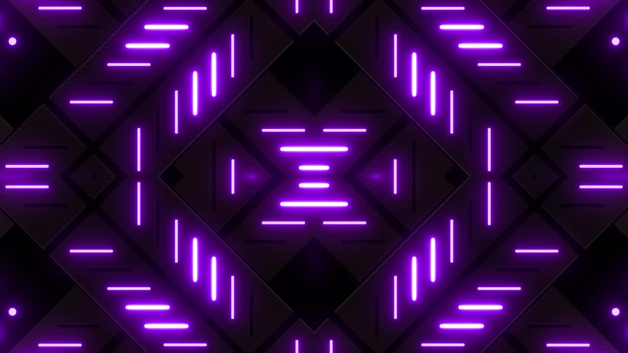 Motivo geometrico astratto viola neon