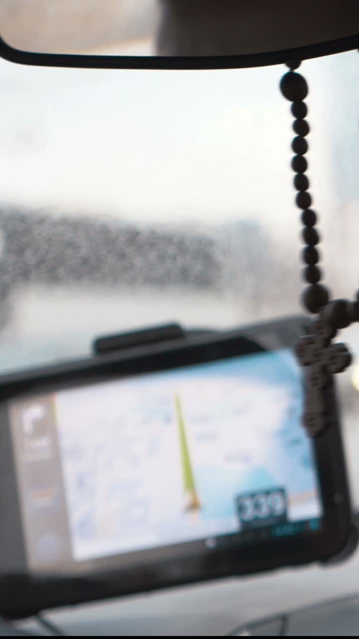 GPS Navigation Device in Car