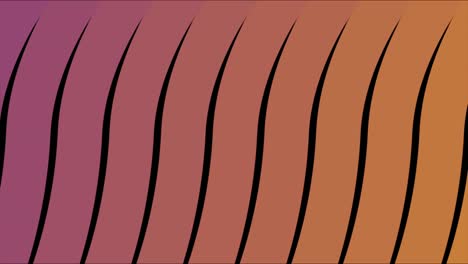 graphic design of striped background moving waves. animation. abstraction of colorful moving wavy striped background