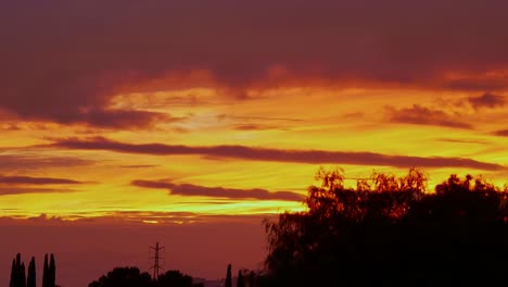 Footage-of-a-California-sunset