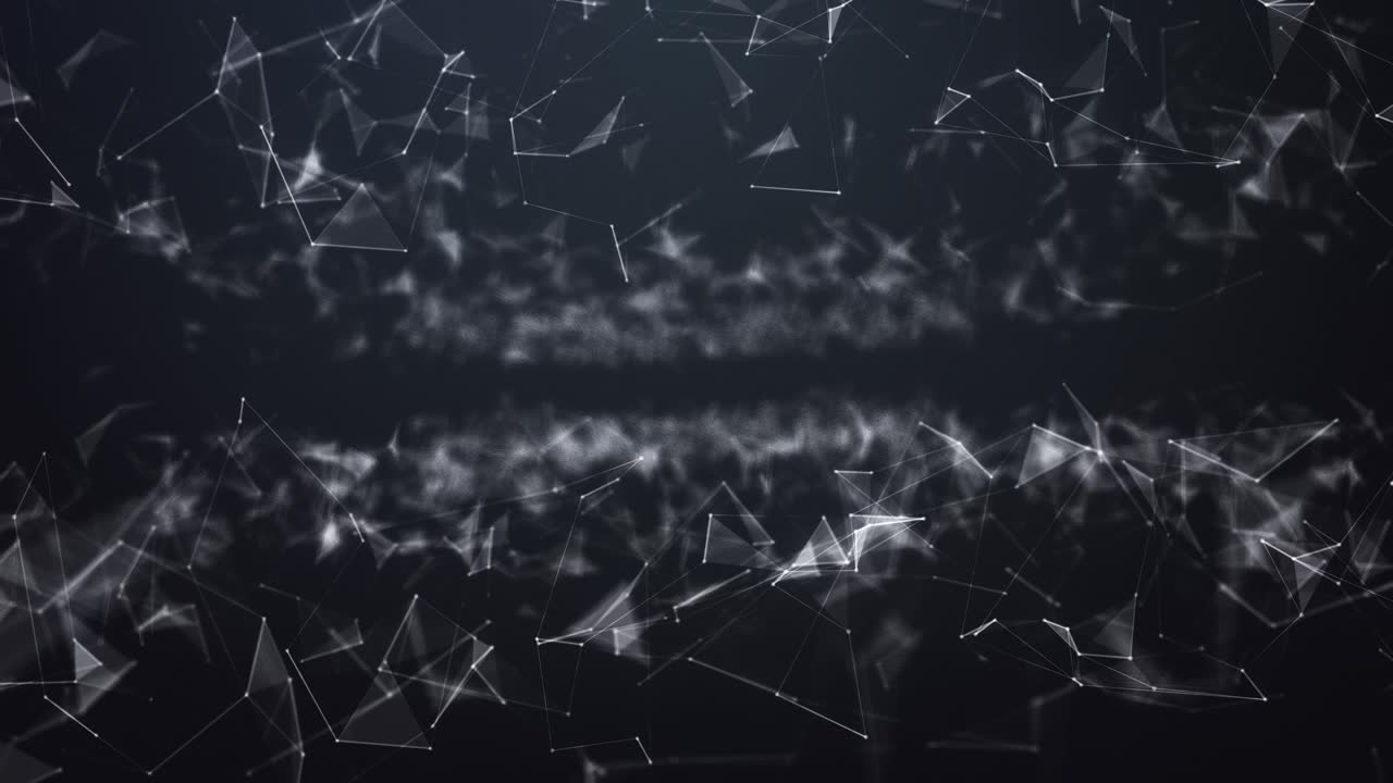 fondo de movimiento de formas poligonales de ciencia ficción futurista