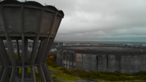 an old water tower