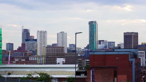 birmingham city skyline. england uk