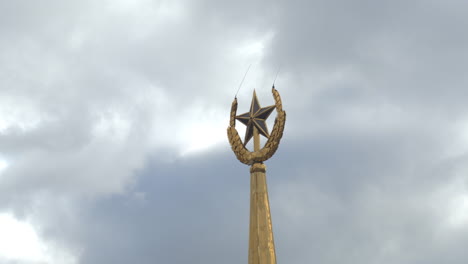 golden star on a spire