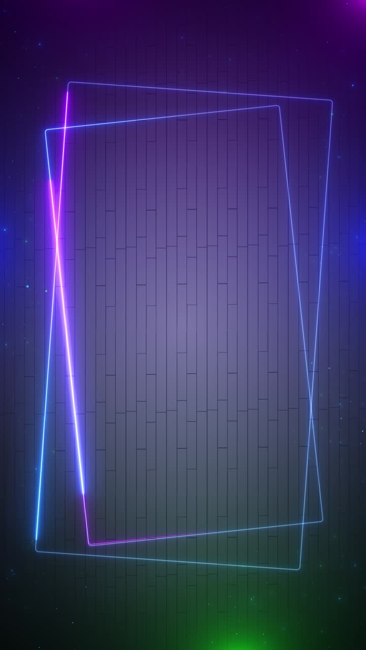 Abstract flying in futuristic corridor display interface template basic geometry triangles frame