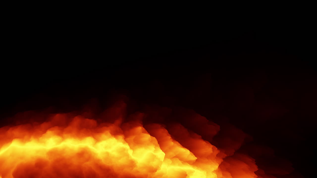 Motivo astratto di fumo su sfondo nero per web design e modelli 3D