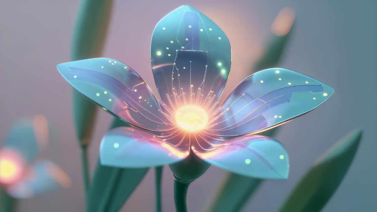 Digital Floral Bloom