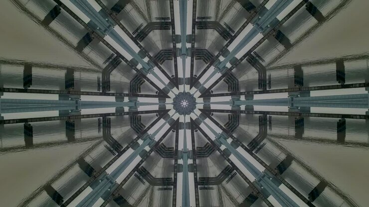Bhayandar to Naigaon railway Bridge kaleidoscope