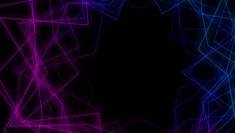 abstract plexus technology futuristic network background. connection polygons and web concept. digital, communication and technology network background. 3d loop animation, vj, 4k