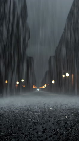 night street flood
