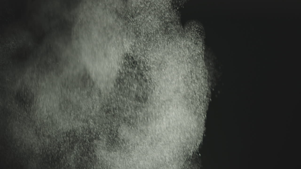 partículas abstractas y humo