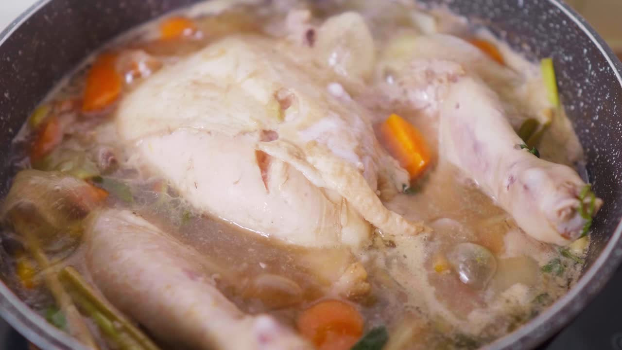 Koreansk kyllingesuppe, Asiatisk kyllingesuppe.
