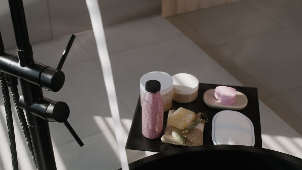 Modern Bathroom Spa Setup