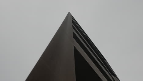 abstract, geometric steel stairway construct
