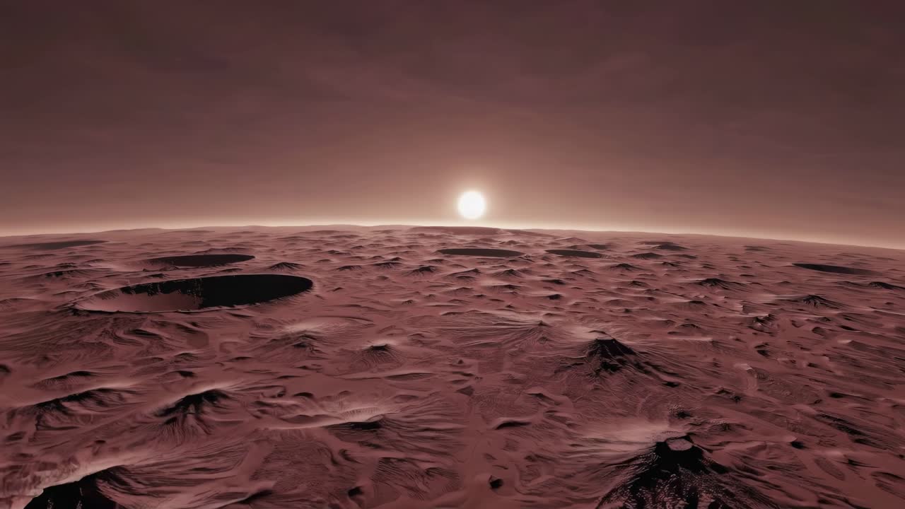 Mars Surface Landscape