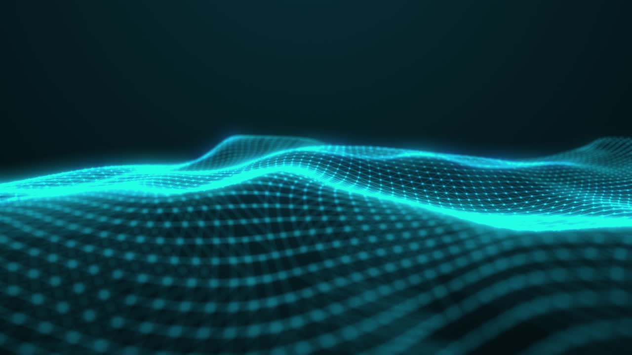 Abstract Digital Wave Background