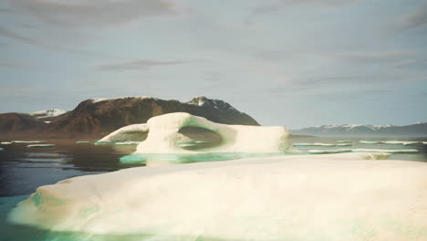 large iceberg in the arctic