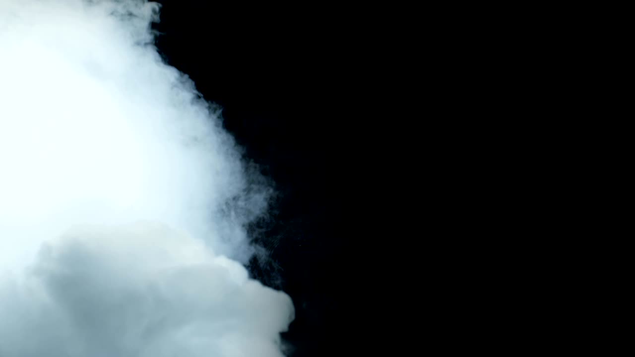 구름 현실적인 건조 얼음 연기