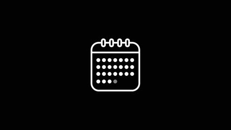 flat business and marketing calendar icon calendar on the wall event reminder symbol business icon