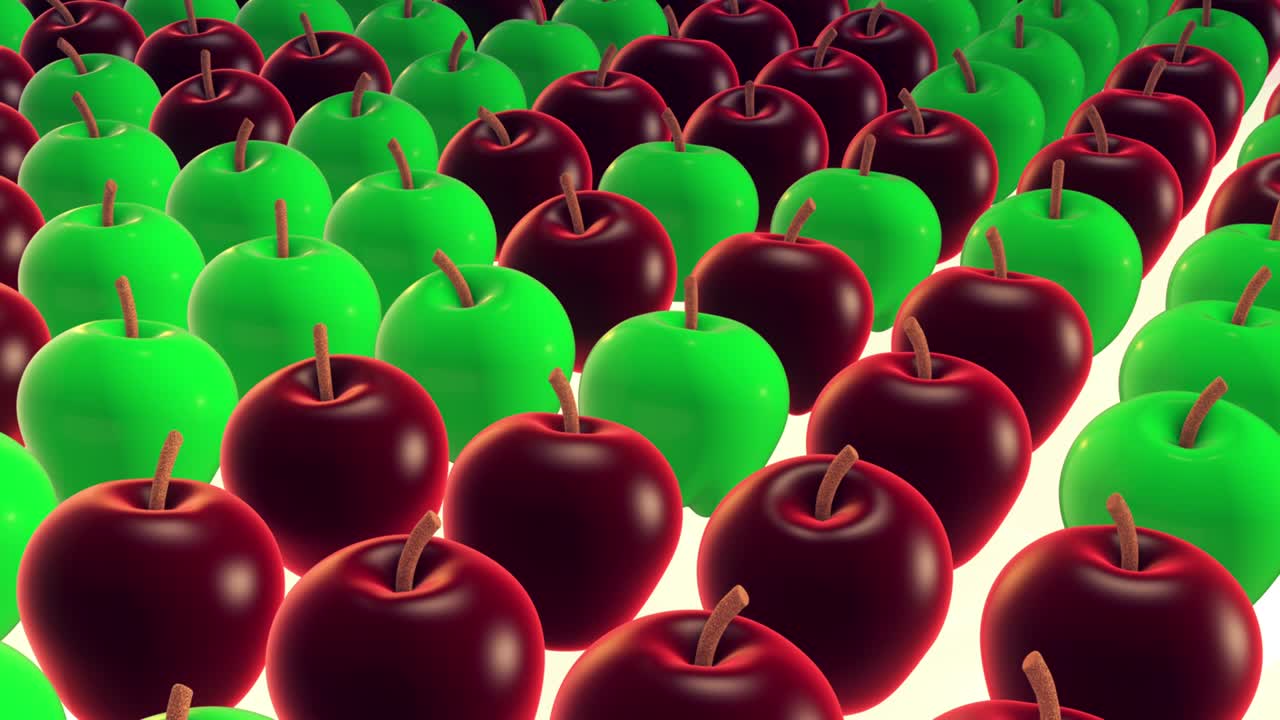 애니메이션 두 개의 회전하는  기어 가까이