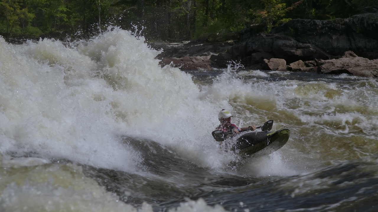 Kayak al rallentatore, sport estremo