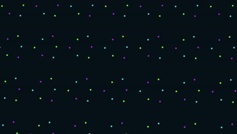 diseño dinámico puntos de colores vibrantes crean un patrón cautivador en fondo negro