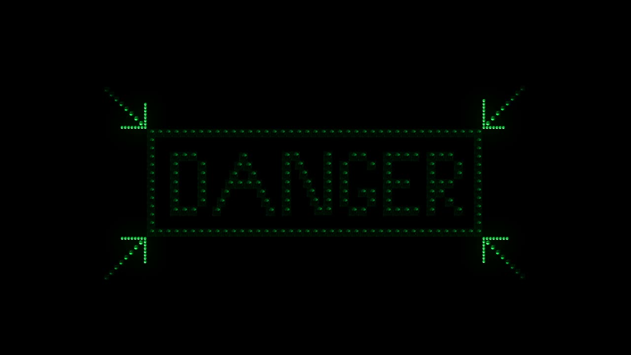 logotipo de la luz de peligro