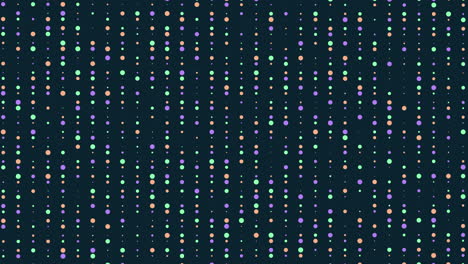 colorful dot grid on dark background