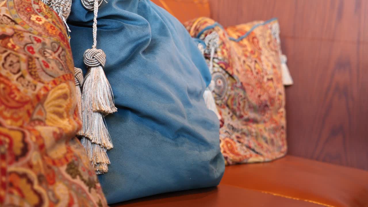 Decorative Pillows with Tassels