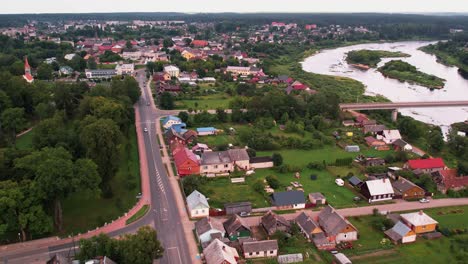 river daugava near the city of kraslava