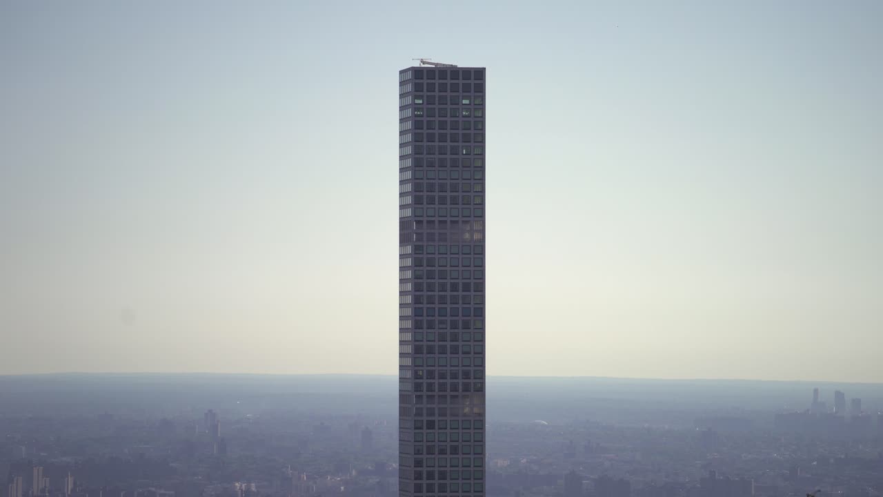 Panning Up View Of 432 Park Ave Worlds Tallest Residential Building 4k