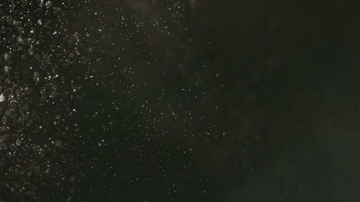 abstrakte staubpartikel