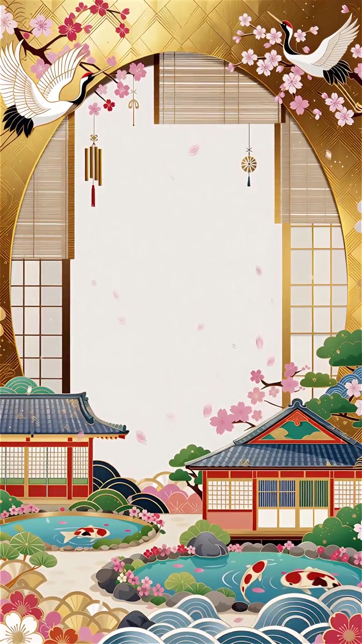 Sfondo Animato Cultura Giapponese 4K