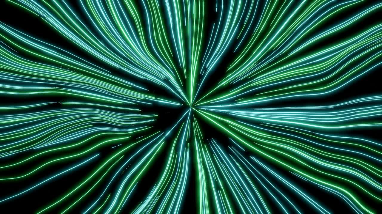 Abstract Glowing Lines