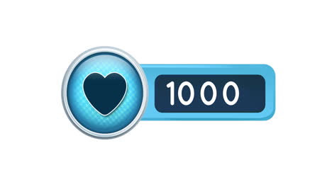 aumento del número de corazones 4k