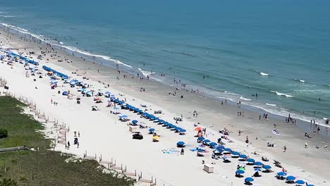 Costa-De-Myrtle-Beach-Desde-El-Balcón-De-La-Torre-De-Brighton-Durante-El-Fin-De-Semana-Del-Memorial-Day