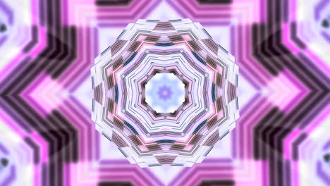 patrón de caleidoscopio geométrico abstracto