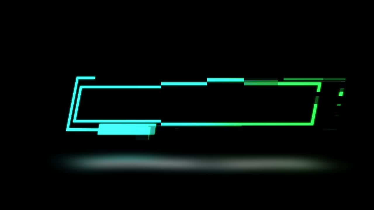 Colorful Neon Banner Design