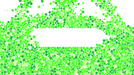 abstract green circle pattern