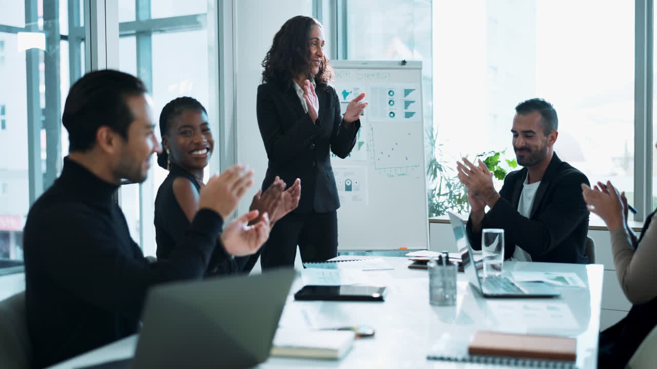 Business Team Celebrating Success